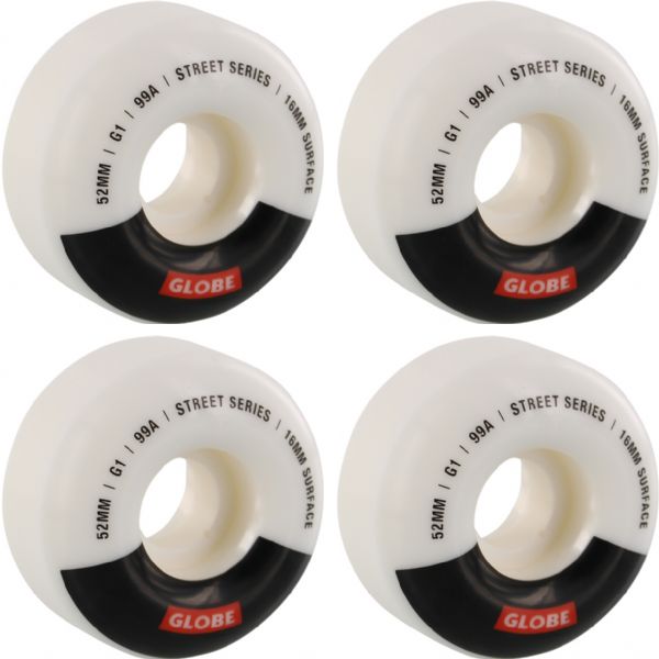 GLOBE SKATEBOARDS G1 SKATEBOARD WHEELS — 52mm 99a (SET OF 4)