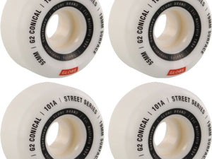 GLOBE G2 CONICAL STREET 55mm 101a (SET OF 4) product_type surferswarehouse.myshopify.com