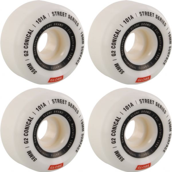 GLOBE G2 CONICAL STREET 55mm 101a (SET OF 4) product_type surferswarehouse.myshopify.com