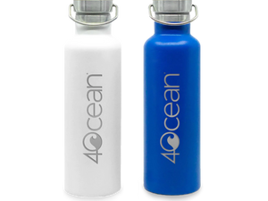 <span style="text-decoration: underline;"><strong>4Ocean Reusable Water Bottle:</strong></span> One pound of trash recovered from the world’s oceans, rivers