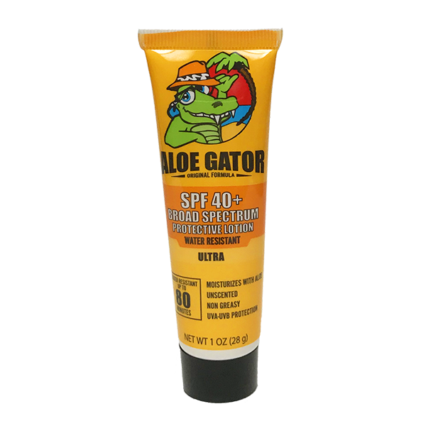 ALOE GATOR SPF 40+ WATER RESISTANT PROTECTIVE LOTION - surferswarehouse