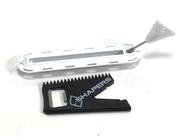 Shapers Wax Comb / fin key /bottle opener