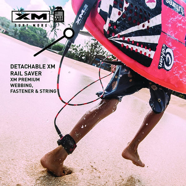 XM SURF MORE "REGULAR" SURFBOARD LEASH - surferswarehouse