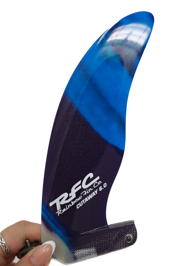 RAINBOW FIN CO. CUTAWAY SURFBOARD FIN / 6 INCH