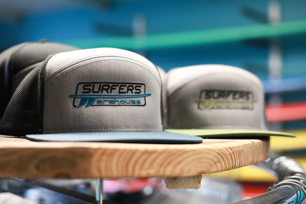 SURFERS WAREHOUSE TRUCKER HAT - surferswarehouse SURFERS WAREHOUSE TRUCKER HAT Hats surferswarehouse.myshopify.com