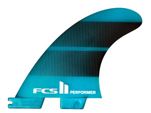 FCS II PERFORMER NEO GLASS ECO TRI FINS - ESSENTIAL SERIES - surferswarehouse