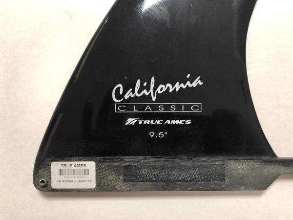 TRUE AMES CALIFORNIA CLASSIC LONGBOARD FIN / BLACK - surferswarehouse