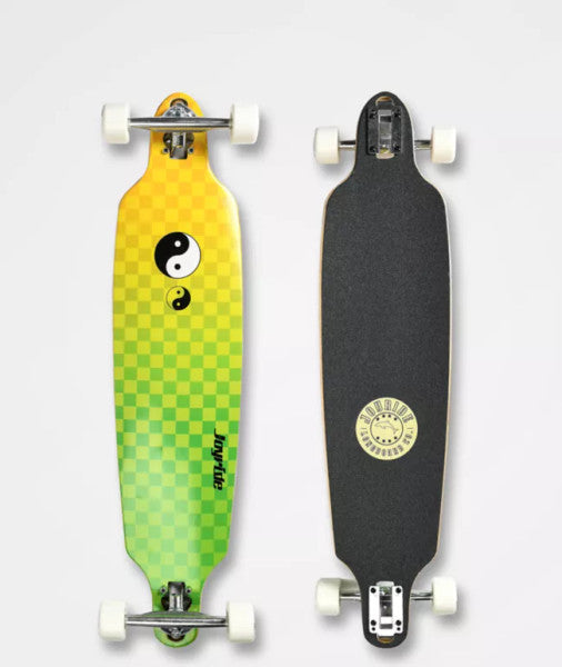 JOYRIDE YING YANG DROP-THROUGH COMPLETE SKATEBOARD - 39"