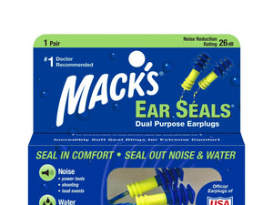 Macks Ear Seals® Dual Purpose Ear Plugs - surferswarehouse