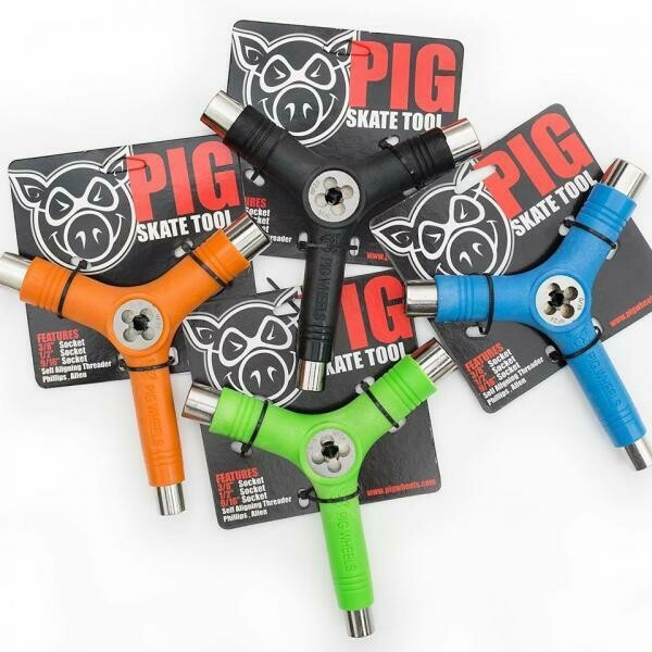 Pig skate tools  PIG TRI-SOCKET THREADER SKATE TOOL product_type surferswarehouse.myshopify.com