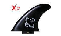 RED X FIN SYSTEM / SET OF 3 - surferswarehouse RED X FIN SYSTEM / set of three surfboard fins surferswarehouse.myshopify.com