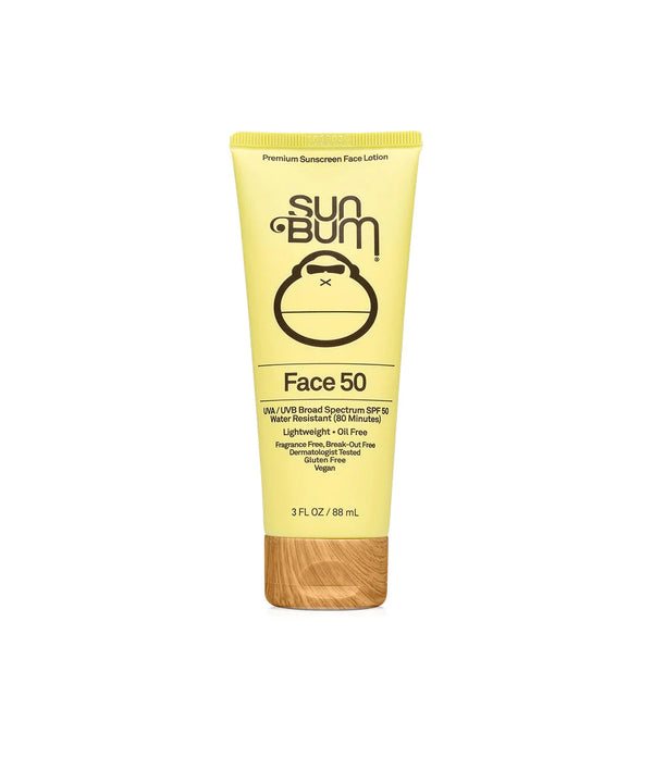 SUN BUM ORIGINAL SPF 50 CLEAR FACE SUNSCREEN LOTION - surferswarehouse