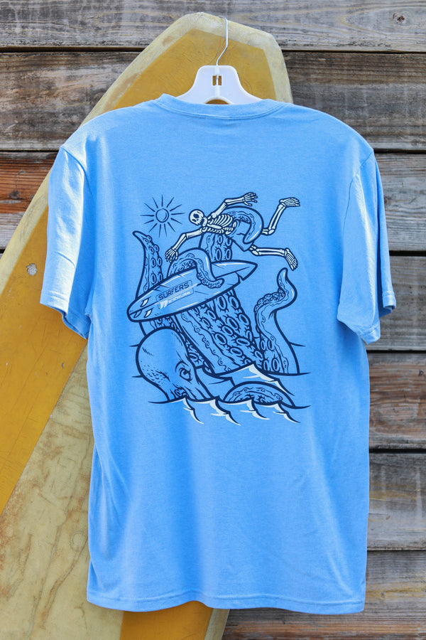 SURFERS WAREHOUSE OCTOPUS TEE SHIRT - surferswarehouse SURFERS WAREHOUSE OCTOPUS TEE SHIRT Shirts & Tops surferswarehouse.myshopify.com