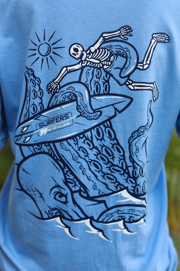 SURFERS WAREHOUSE OCTOPUS TEE SHIRT - surferswarehouse SURFERS WAREHOUSE OCTOPUS TEE SHIRT Shirts & Tops surferswarehouse.myshopify.com