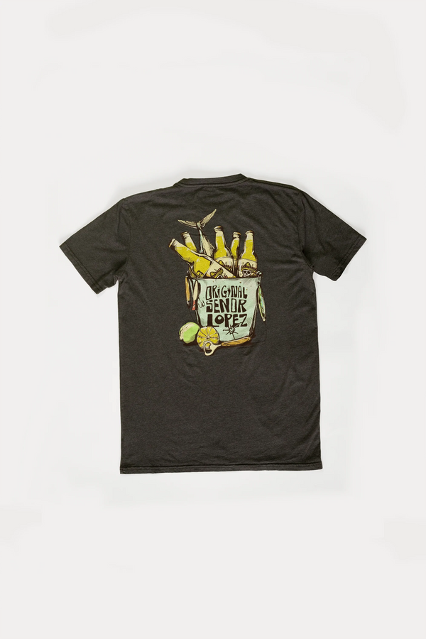Senor Lopez  T-Shirt - Bucket O Beer T-Shirt surferswarehouse.myshopify.com