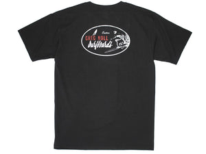 GREG NOLL CLASSIC OVAL LOGO TEE - surferswarehouse GREG NOLL Classic Black oval logo tee Shirts & Tops surferswarehouse.myshopify.com