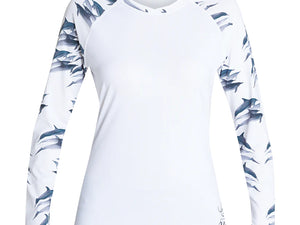 Xcel Women's Ocean Ramsey Water Inspired Long Sleeve Ventx Relaxed Fit UV Top Sun Protection surferswarehouse.myshopify.com