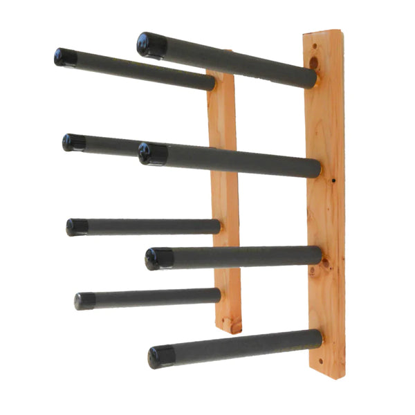 BLOCKSURF WOOD WALL RACK - surferswarehouse