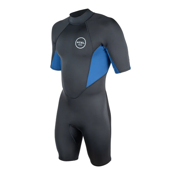 Xcel Men's Axis Short Sleeve Back Zip Springsuit 2mm Wetsuit surferswarehouse.myshopify.com