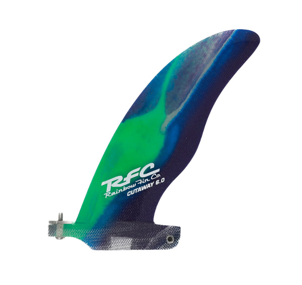 RAINBOW FIN CO. CUTAWAY SURFBOARD FIN / 6 INCH