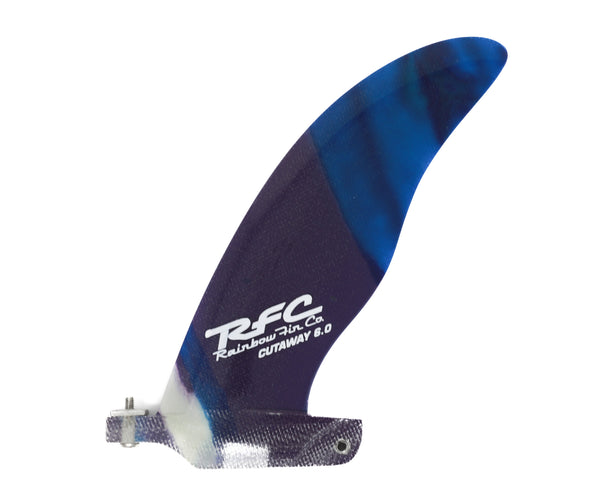 RAINBOW FIN CO. CUTAWAY SURFBOARD FIN / 6 INCH