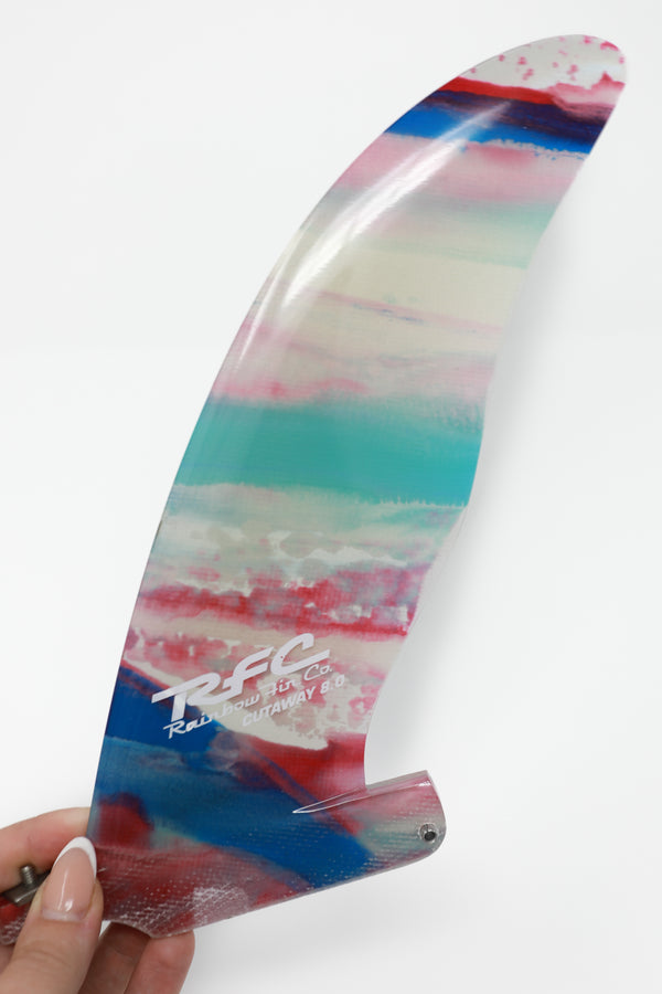 RAINBOW CUTAWAY SURFBOARD FIN / 8 INCH