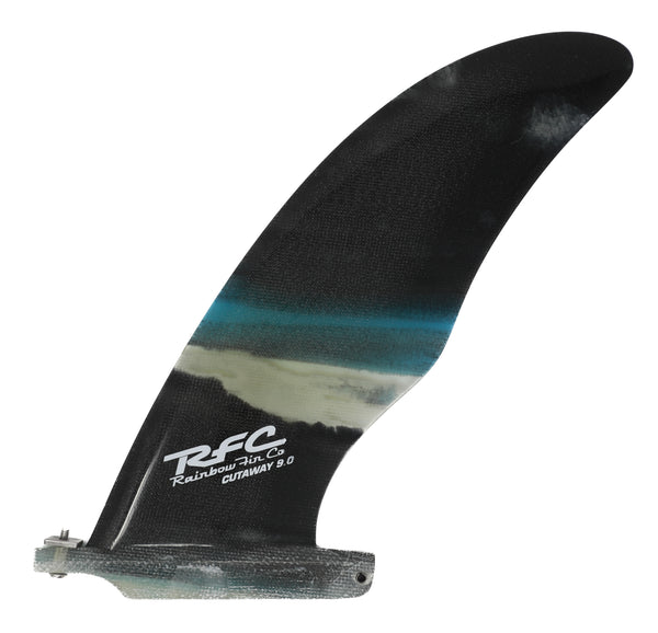 RAINBOW FIN CO. CUTAWAY SURFBOARD FIN / 9 IN.