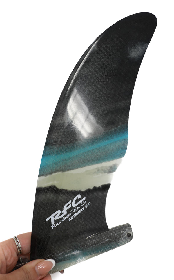 RAINBOW FIN CO. CUTAWAY SURFBOARD FIN / 9 IN.