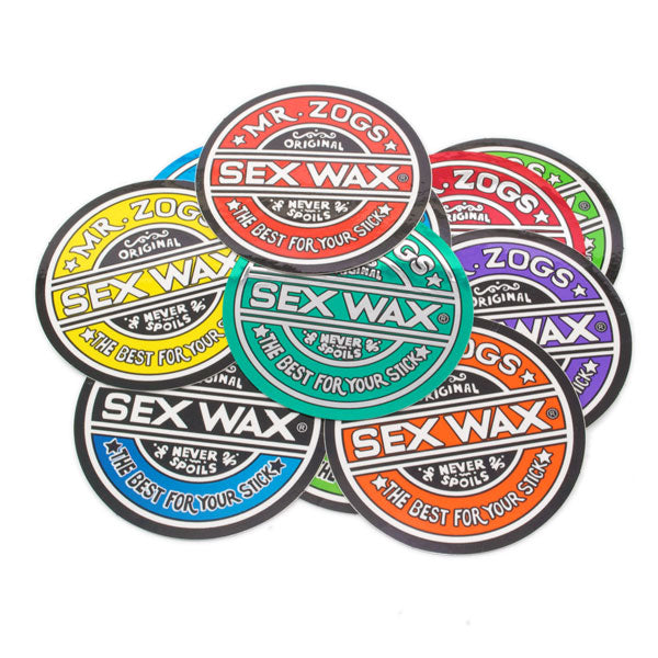 MR ZOGS SEX WAX DECALS - surferswarehouse