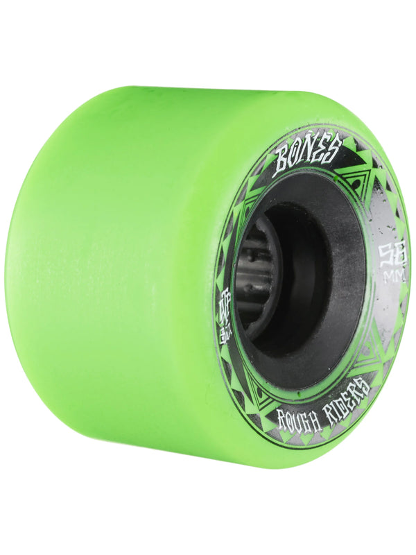 BONES ATF ROUGH RIDER WHEELS 56mm 80a GRN/BLK (SET OF 4)