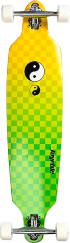 JOYRIDE YING YANG DROP-THROUGH COMPLETE SKATEBOARD - 39"