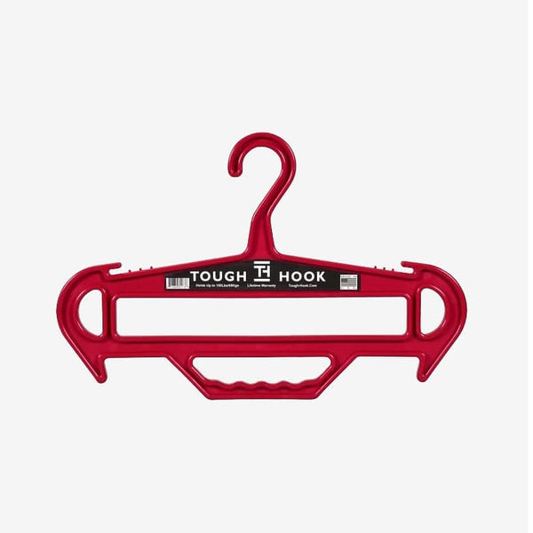 WETSUIT  TOUGH HANGER  This is the last hanger you will ever buy for your wetsuit   The Tough Hanger is part of our Tough Hook line. Its multipurpose, heavy-duty design makes easy work of your toughest jobs, and we’re proud to bring this product to you.